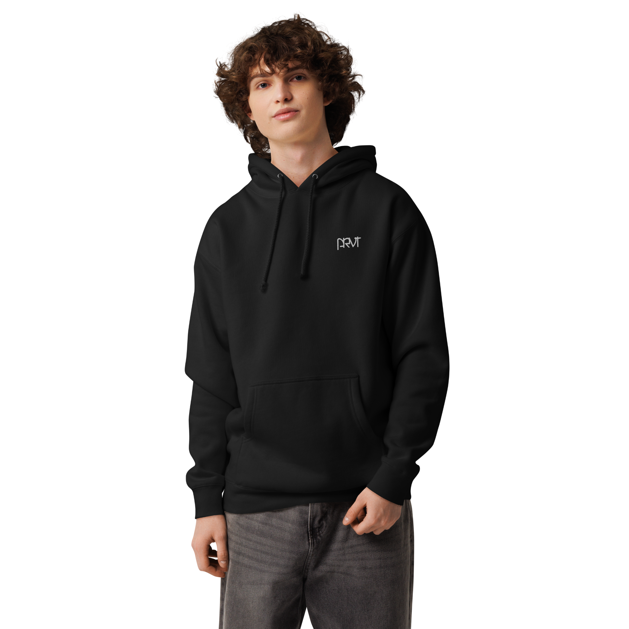 PRVT Embroidered Heavyweight Unisex Hoodie